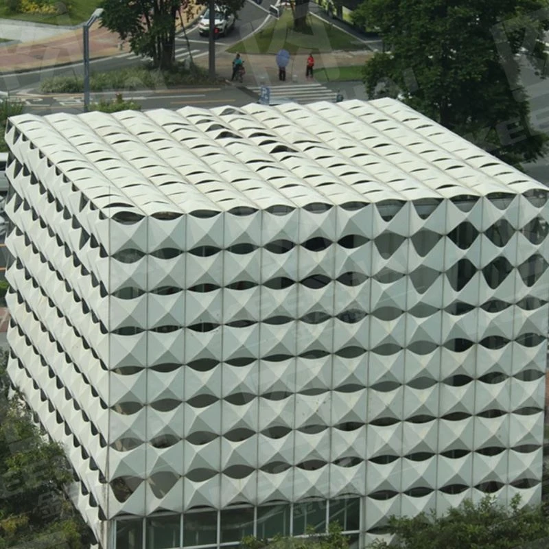 Komercyjne aluminiowe panele ścienne 3D