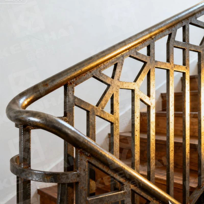 Żelazne balustrady na schody