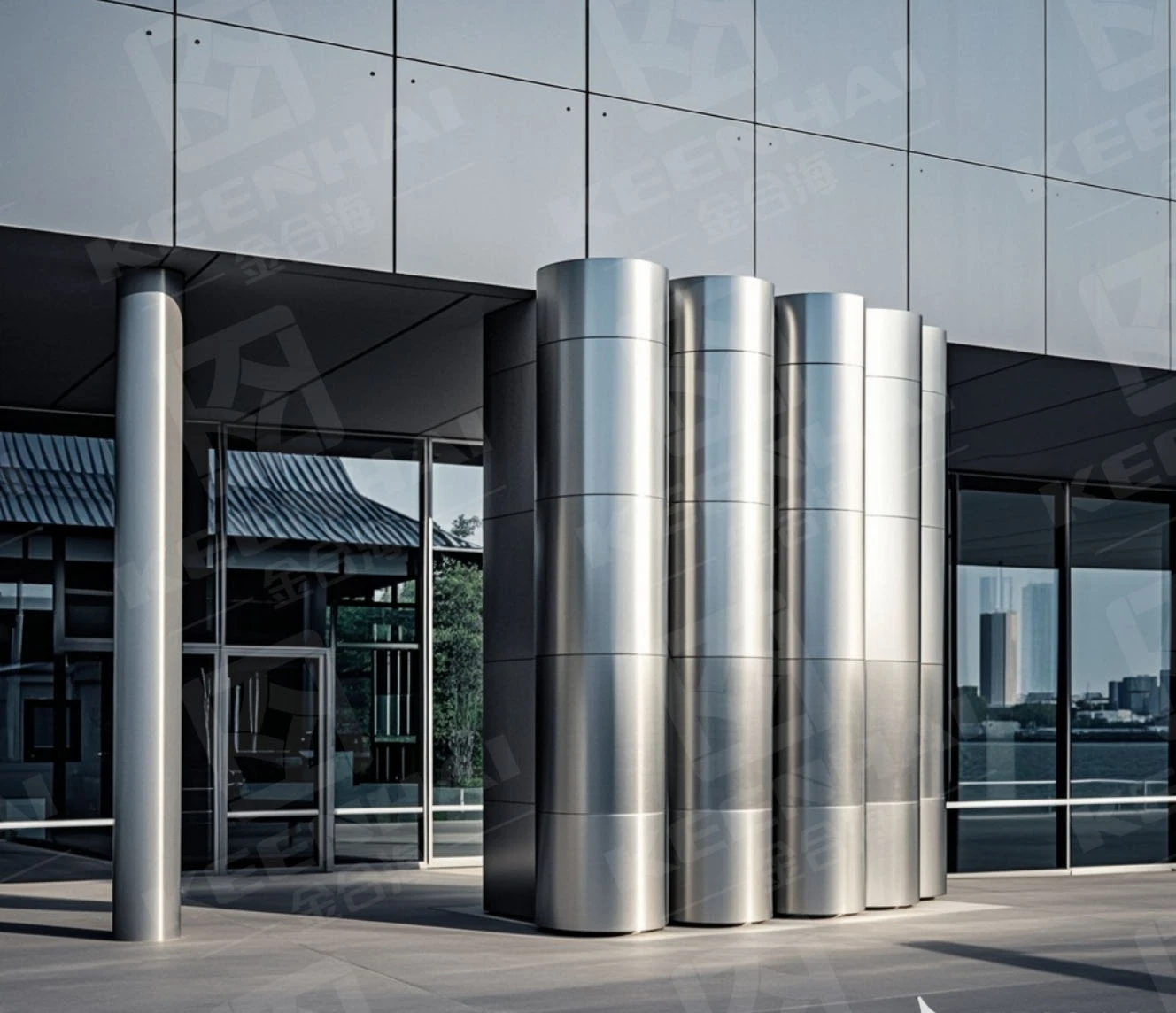 Corrosion-resistant Column Cladding Corrosion-resistant Column Cladding