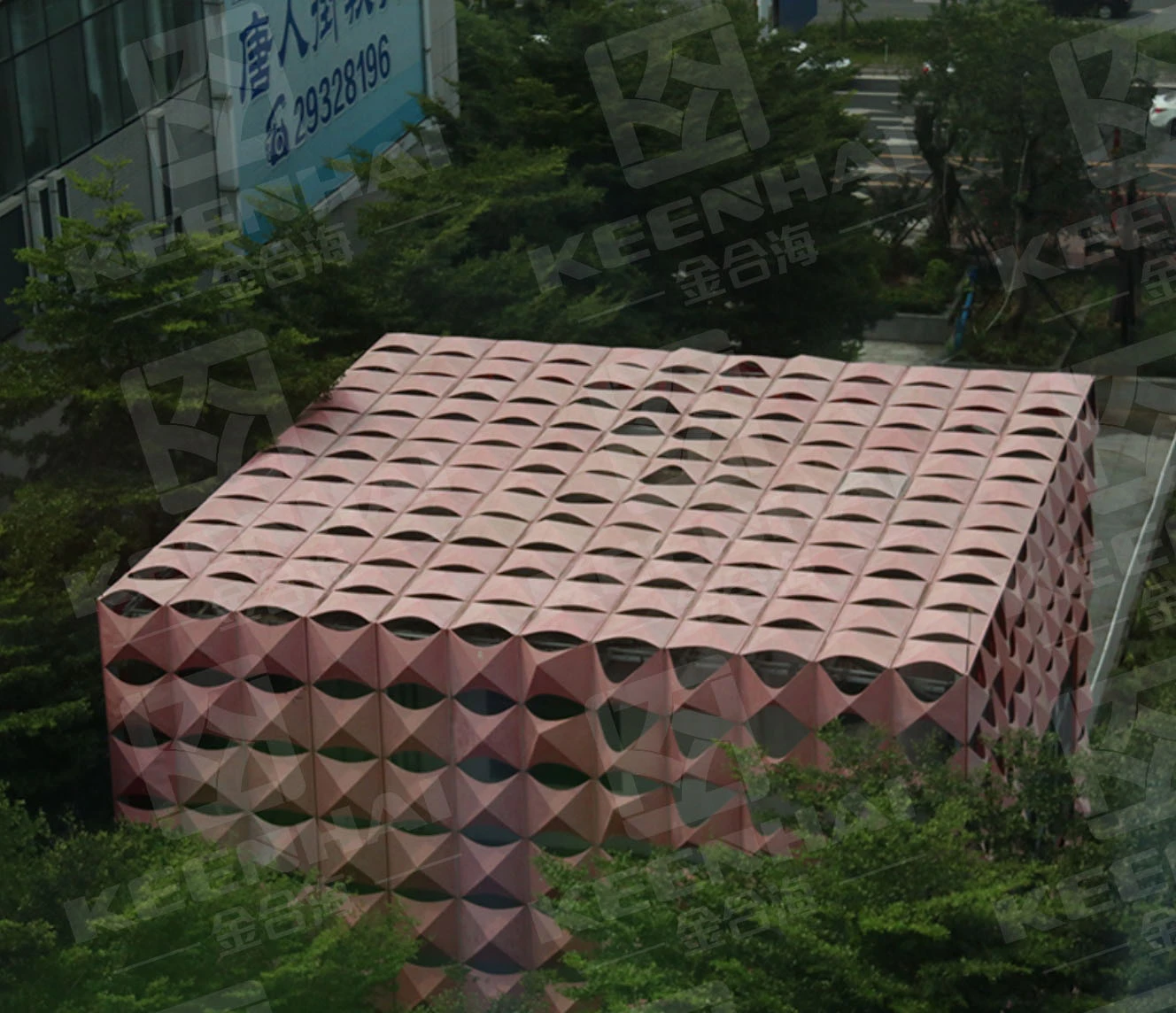 Hotel Lobby Aluminum 3D Panels Hotel Lobby Aluminum 3D Panels